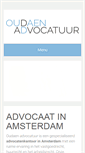 Mobile Screenshot of oudaen-advocatuur.nl